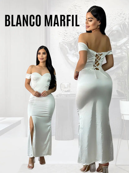 VESTIDO EN SEDA PREMIUM